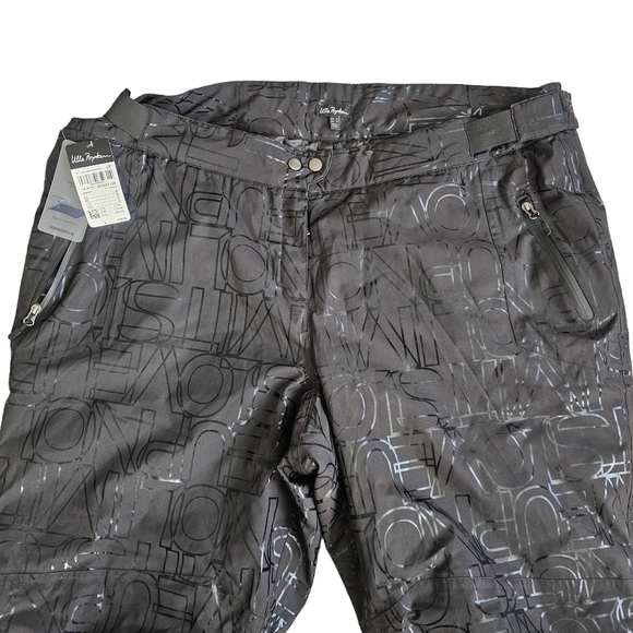 ULLA POPKEN Letter Print Triple Function Fully Lined Ski Pants Size 3X NWT - Picture 9 of 16